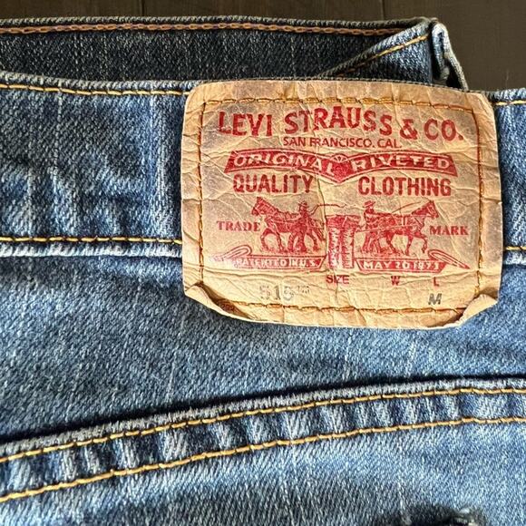 Levi Strauss NouveaU 515 M Boot Cut Jeans Denim Size 14M Woman's Straight Leg Bo - Picture 3 of 11